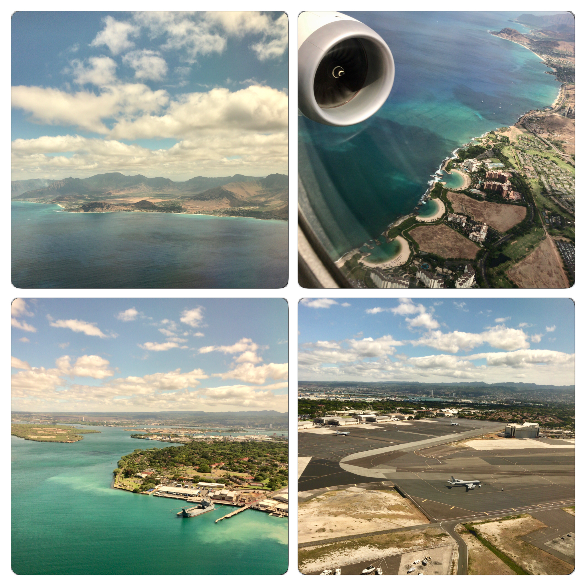 【最新】ハワイ行き飛行機からアウラニディズニーの写真を上空から撮影する方法